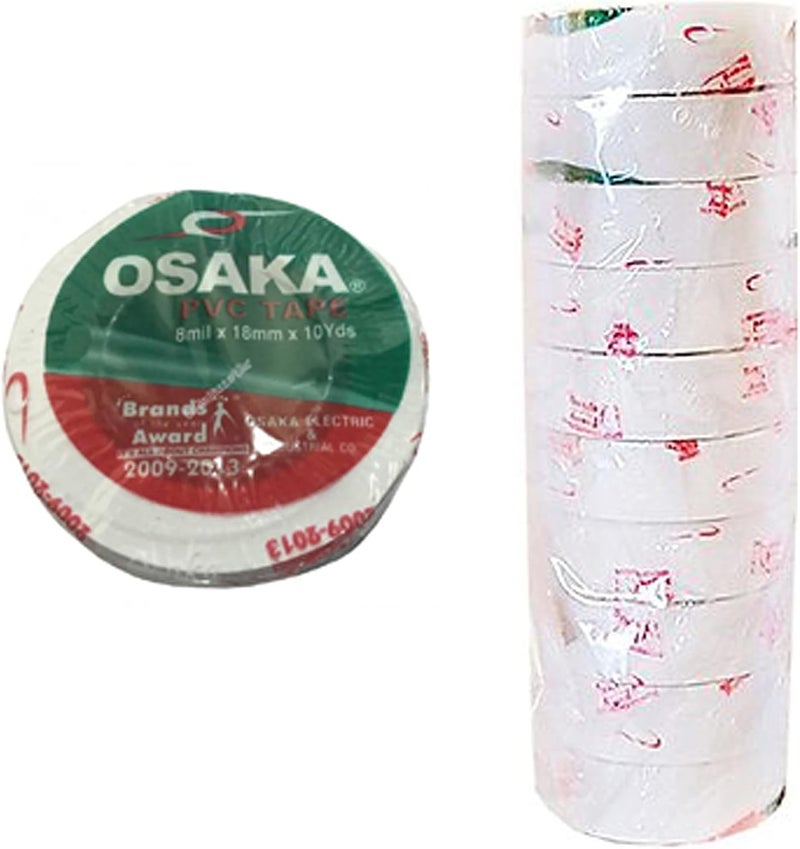 White Cricket Ball Tape Tennis Ball Tape Pack of 10 Roll.